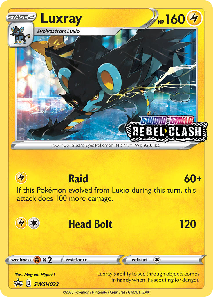 Sword & Shield Promo's Holo Luxray #23